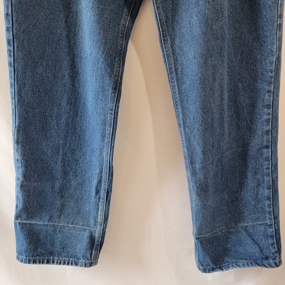 Carhartt Men's Big & Tall Jeans Size 44 × 34 Staright Leg Med Wash Work Outdoor - Picture 5 of 12